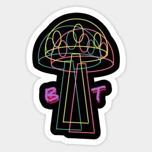 UFO Mushrooms Sticker